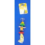 Beeztees Eastland 703105 Kuş Oyuncağı Çanlı Stres İpi 17 Cm