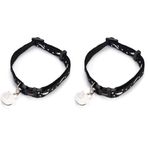 Beeztees Kedi Boyun Tasması, Zilli, Siyah, 20-30cm (2 paketi)