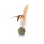 Beeztees Kedi Otu Topu Tüylü 12 cm Kedi Oyuncağı