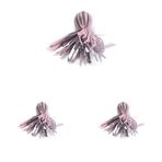 Beeztees Kedi Oyuncağı, Ahtapot, Yün ve Kurdela, Pembe ve Gri, 12x4x4cm (3 paketi)