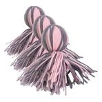 Beeztees Kedi Oyuncağı, Ahtapot, Yün ve Kurdela, Pembe ve Gri, 15x5x5cm (3 paketi)