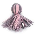 Beeztees Kedi Oyuncağı, Ahtapot, Yün Ve Kurdela, Pembe Ve Gri, 15X5x5cm