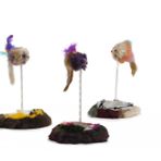 Beeztees Kedi Oyuncağı, Yaylanabilir Tüylü Fare 8Cm, Çeşitli Renklerde, 14,5X14,5X28cm