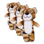 Beeztees Köpek Oyuncağı Kaplan, Peluş, Kahverengi, 23x10x4cm (3 paketi)