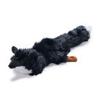 Beeztees Köpek Oyuncağı, Sesli, Tilki, Peluş, Siyah, 30X13x2,5Cm