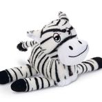 Beeztees Köpek Oyuncağı, Sesli, Zebra, Peluş, Siyah/Beyaz, 25X17x10cm
