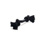 Beeztees Pamuk İplerden Çift Düğümlü Diş İpi Siyah 20x6x4.5 cm 71 gr Köpek Oyuncağı