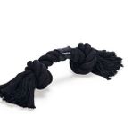 Beeztees Pamuk İplerden Çift Düğümlü Diş İpi Siyah 40x8.5x7 cm 280 gr Köpek Oyuncağı