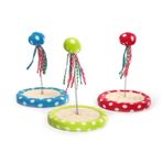 Beeztees Peluş Yaylı Kuyruklu Top 18 cm Kedi Oyuncağı