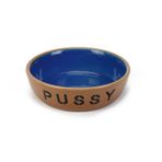 Beeztees Seramik 13.5 cm Kahverengi Kedi Mama ve Su Kabı