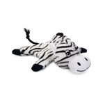 Beeztees Sesli Kaplan 18x19x8 cm Beyaz Siyah Peluş Köpek Oyuncağı