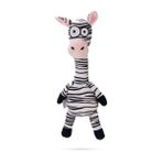 Beeztees Sesli Zebra 33x10x9 cm Siyah Beyaz Peluş Köpek Oyuncağı