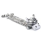 Beeztees Sesli Zebra 53x10x5 cm Siyah Beyaz Peluş Köpek Oyuncağı