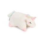 Beeztees Unicorn Isıtıcılı Beyaz 34x33x12 cm Peluş Yavru Köpek Oyuncağı