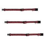 Beeztees Yavru Kedi Boyun Tasması, Zilli, Kırmızı, 16-23cm (3 paketi)