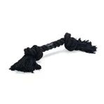 BeezteesPamuk İplerden Çift Düğümlü Diş İpi Siyah 50x9x7.5 cm 319 gr Köpek Oyuncağı