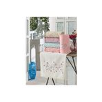 Begenal Home Begenalhome Kadife Ponponlu Nakışlı 6’lı El Ve Yüz Havlu Seti | 50x90 Cm Pamuklu