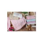 begenal home Kadife Flora 6lı Ponponlu Havlu