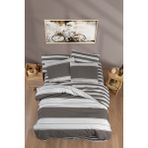 Beğenal Home Tekstil Ranforce Light Madras Brown Nevresim Takımı - Kahverengi - 200 x 220 cm