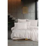 Beğenal Taş Renkli % 100 Pamuklu Valeria Ultra Soft Washed Çift Kişilik Nevresim Takımı - 200 x 220 cm