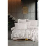 Beğenal Taş Renkli % 100 Pamuklu Valeria Ultra Soft Washed Çift Kişilik Nevresim Takımı