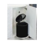 Begin Power Dolap İçi Otomatik Kapak Çöp Kovası, 11 Litre, 20 x 30 cm, Siyah