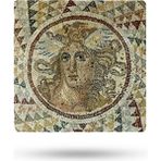 Begoloni Doğal Taş Nihale 15X15CM Mozaik Baskılı Çaydanlık Altlığı-Tencere Tava Altlığı