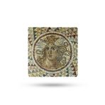 Begoloni Stone Decor Doğal Taş Nihale 15x15cm Mozaik Baskılı Çaydanlık Altlığı-tencere Tava Altlığı