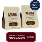 Begon Nord Kivu Nitelikli Filtre Kahve (Çekirdek) Tanışma Paketi 250G x 2 Adet - 500 gr
