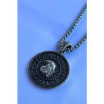 Begondio Kartal Viking El İşçiliği Paslanmaz Çelik Zincir Erkek Kolye