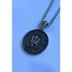 Begondio Mızraklı Viking El İşçiliği Paslanmaz Çelik Zincir Erkek Kolye