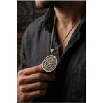 Begondio Viking El İşçiliği Paslanmaz Çelik Zincir Erkek Kolye