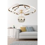 Begüsa Dron 45.lik Ledli Avize Gold Kaplama