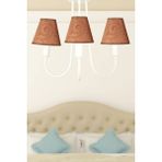 Begüsa Elina 3.lü Avize Beyaz No:08