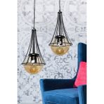 Begüsa Lapis 2.li Siyah Bal Camlı Avize