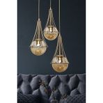 Begüsa Lapis 3.lü Eskitme Bal Camlı Avize