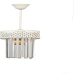 Begüsa Sitrus Tekli Beyaz Lux Kristal Taşlı Avize - 1