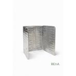 BehaHome Alüminyum Yağ Sıçrama Önleyici Ocak Koruyucu Panel – Katlanabilir Mutfak Bariyeri 84x32 cm