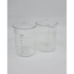 Beher,Cam,Kısa form,DERECELİ BOROSİLİKAT -400 ML