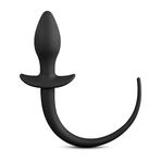 BeHorny Silikon Anal Tıkaç Hayvan Kuyruğu Siyah