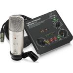 Behringer Voice Studio Kayıt Paketi C-1 Kondenser Mikrofon MIC500 USB Vakum Tüp Preamfi / Ses Kartı