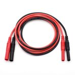 Bei Qian Metre Test Ucu Uzatma Erkek - Dişi Konektör 4 mm Muz Fiş Jaka Ağır Hizmet Silikon Kablolar Multimetre Kurşun Prob Adaptörü 14AWG (1 çift) (39,4 inç)