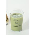 Beige & Stone Cute But Overthinker Cam Meşrubat & Su Bardağı - 510 ml - Şeffaf