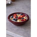 Beige & Stone Seramik Donut Bowl Kahvaltılık Tatlı Salata Kase Kahverengi
