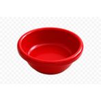 Beige & Stone Seramik Donut Bowl Kahvaltılık Tatlı Salata Kase Kırmızı