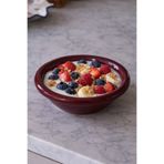 Beige & Stone Seramik Donut Bowl Kase Kahverengi