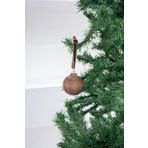 Beige & Stone X Den.ınteriors Yılbaşı Yuvarlak Ahşap Top Noel Ağaç Süsü