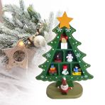 BEIJIALYMasaüstü Ahşap Noel Ağacı, Mini Süslü Mini Noel Ağacı, Zarif Mini Masaüstü Noel Ağacı Dekoru Noel Dekorasyonu için DIY Mini Çam Ağacı(Yeşil)