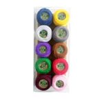 BEİLYS COSMETİCS & ACCESSORY Etamin Ipi Kanaviçe Ipi Etamin Ip Seti 10 Numara 10 Renk 10 Gr.