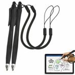 BeisDirect 2 Adet Dokunmatik Ekran Kalem Stylus Evrensel Stylus Kalem Sam-sung LG Huawei mate9 ve 10 Tablet Telefon PC, Siyah
